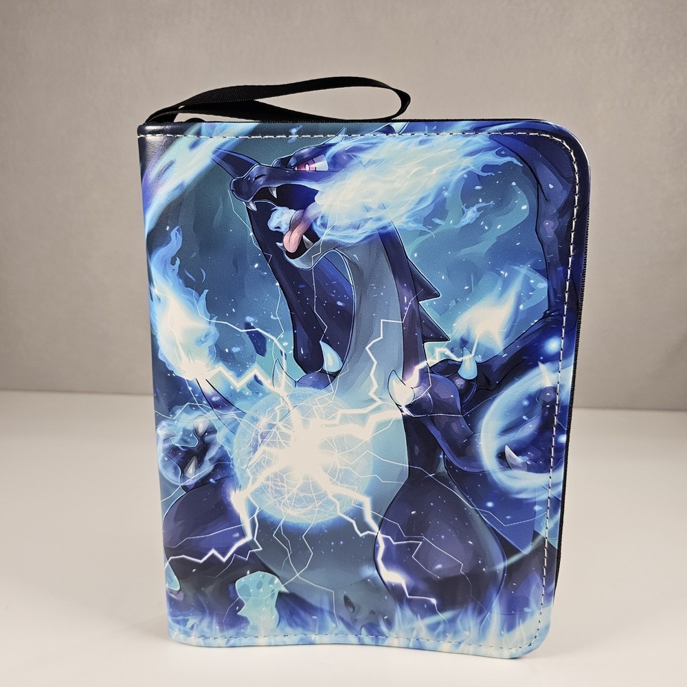 Pokemon TCG 3 Ring Mega Charizard X & Y Binder W/ 40+ Pages